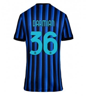 Inter Milan Matteo Darmian #36 Replika Hjemmebanetrøje Dame 2025-26 Kortærmet